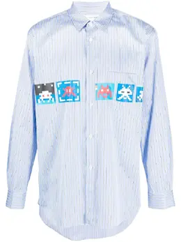 Comme Des Garçons Shirt: Рубашка с принтом 