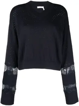 See by Chloé: Синий свитер 