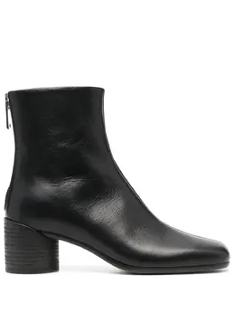MM6 Maison Margiela: Чёрные ботинки 