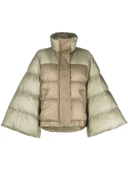 sacai: Куртка цвета хаки 