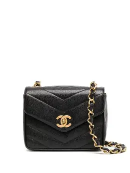 Chanel Pre-Owned: Чёрная сумка