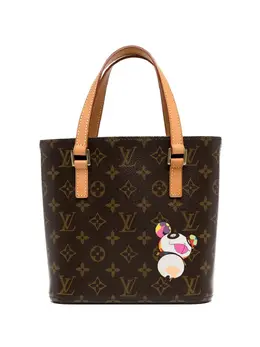 Louis Vuitton: Коричневая сумка-шоппер 