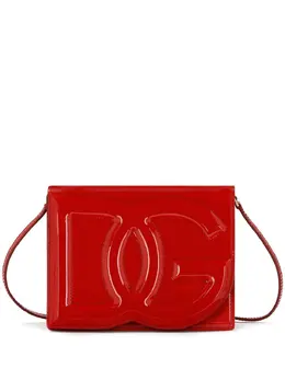 Dolce & Gabbana: Красная сумка через плечо  DG