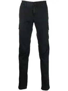Stone Island: Чёрные брюки  Compass