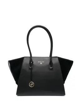 Michael Michael Kors: Чёрная сумка-шоппер 