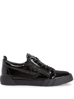 Giuseppe Zanotti: Чёрные кроссовки  The Shark 5 0