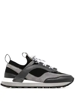 Salvatore Ferragamo: Чёрные кроссовки 