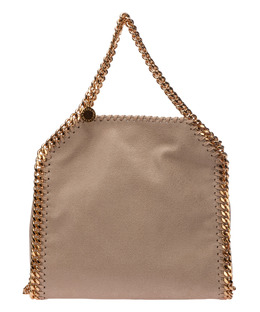 Stella McCartney: Бежевая сумка  Falabella Mini