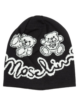 Moschino: Чёрная шапка  Teddy Bear