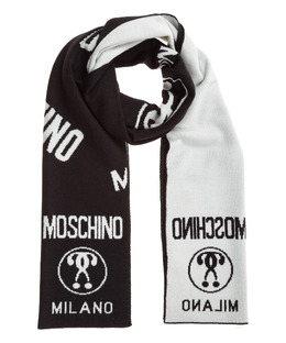 Moschino: Многоцветный шарф  Double Question Mark