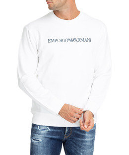 Emporio Armani: Белый свитшот 