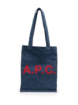 A.P.C.: Голубая сумка-шоппер