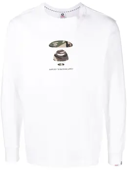 AAPE BY *A BATHING APE®: Футболка с принтом