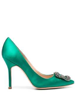 Manolo Blahnik: Зелёные туфли 