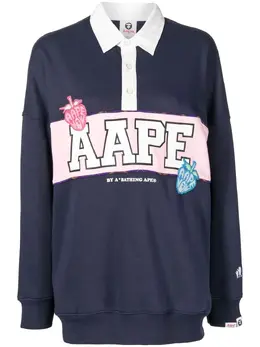 AAPE BY *A BATHING APE®: Поло с принтом 