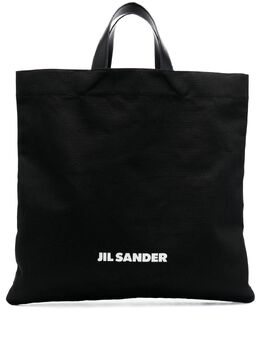 Jil Sander: Сумка-шоппер с принтом 