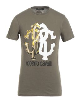 ROBERTO CAVALLI: Футболка с принтом 