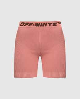 Off-White: Розовые шорты 