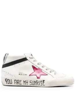 Golden Goose: Белые кроссовки  Star