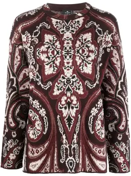ETRO: Коричневый свитер 