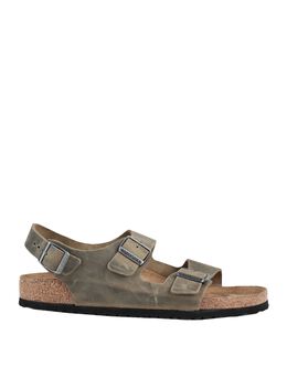 BIRKENSTOCK: Зелёные сандалии 