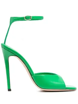 Victoria Beckham: Зелёные сандалии 