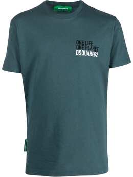 Dsquared2: Голубая футболка 