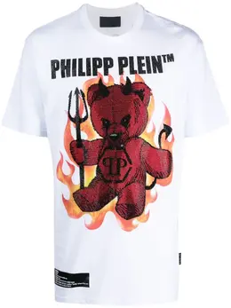 Philipp Plein: Футболка  Teddy Bear с принтом