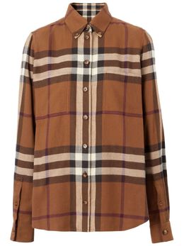 Burberry: Рубашка с принтом 