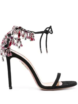 Aquazzura: Чёрные сандалии 