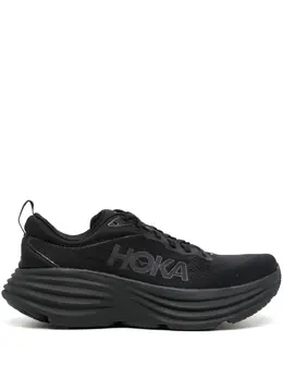 Hoka One One: Чёрные кроссовки 