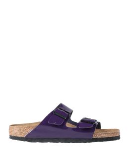 BIRKENSTOCK: Тёмные сандалии 