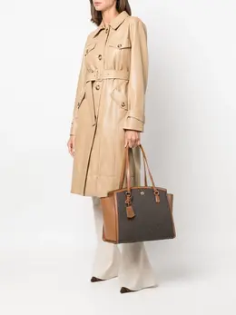 Michael Michael Kors: Коричневая сумка-шоппер 