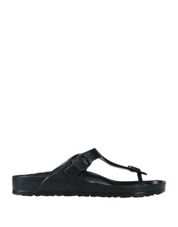 BIRKENSTOCK: Чёрные сандалии 