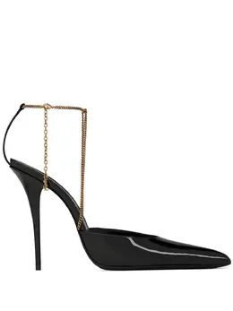 Saint Laurent: Чёрные туфли 
