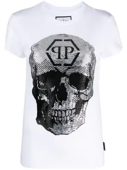 Philipp Plein: Футболка  Skull с принтом