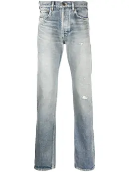 Saint Laurent: Прямые джинсы 