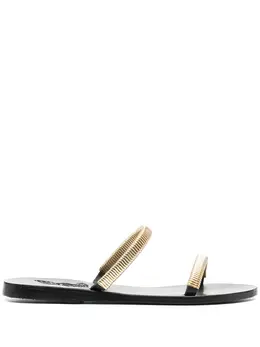 Ancient Greek Sandals: Чёрные сандалии 