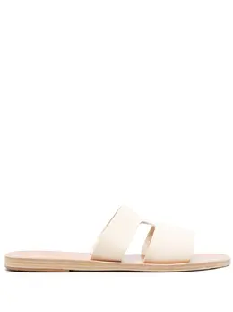Ancient Greek Sandals: Белые сандалии  Apteros