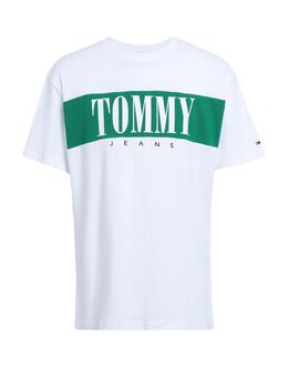 TOMMY JEANS: Футболка с принтом 