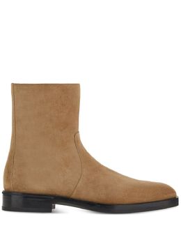 Salvatore Ferragamo: Бежевые ботинки 