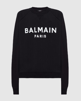 Balmain: Чёрный свитшот 