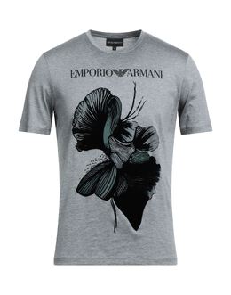 EMPORIO ARMANI: Бархатная футболка 