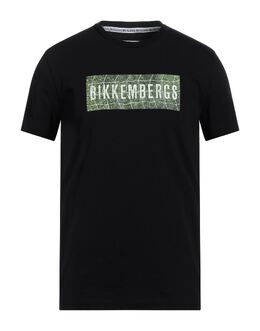 BIKKEMBERGS: Футболка с принтом 