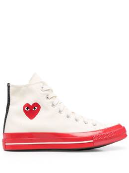 Comme Des Garcons Play: Белые кроссовки Heart