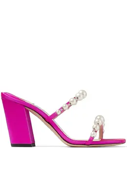 Jimmy Choo: Розовые сандалии 