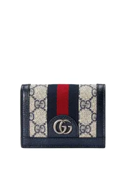 Gucci: Голубой кошелёк GG Supreme