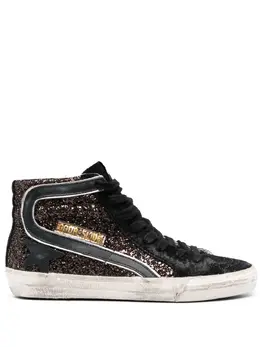 Golden Goose: Чёрные кроссовки  Slide