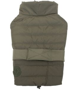 Moncler: Зелёный жилет 