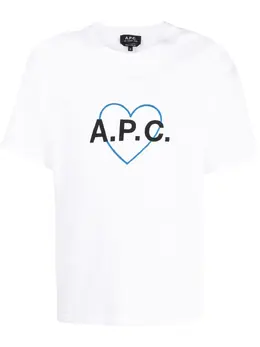 A.P.C.: Футболка с принтом